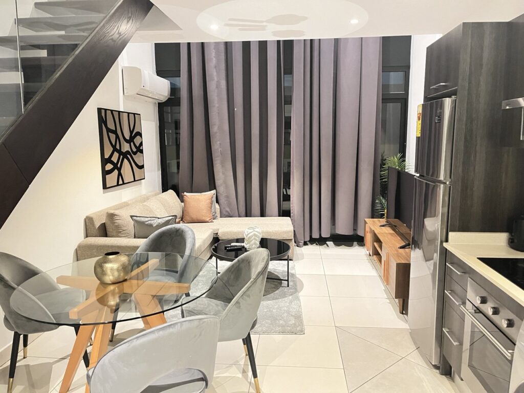 1 bed duplex at Embassy Gardens l Cantonments